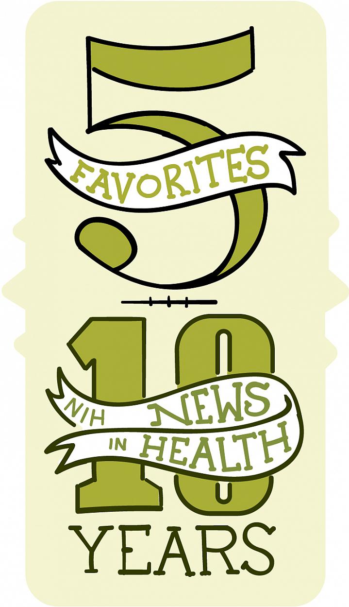 Illustration that reads: 5 favorites, 10 years Illustration that reads: 5 favorites, 10 years.